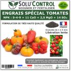 Engrais Spécial Tomates, Aubergines, Poivrons, Piments,, SoluControl - Formulation haute qualité Organo-Minerale