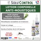 Lotion Corporelle Répulsif Moustiques, Solu