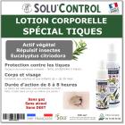 Lotion Corporelle Répulsif Tiques, Solu