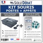 Kit traitement souris avec postes d