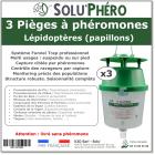 SOLUPHERO - Piège Professionnel à Phéromone Funnel Trap pour papillon (pyrale du buis, processionnaire ...) sans phéromone