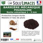 Pouzzolane barrière Anti Limaces, Escargots et autres gasteropodes, SOLU