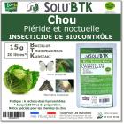 Insecticide BTK de biocontrôle contre la piéride et noctuelle du chou, SOLU