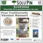 Écopiège Transparent Piège Collier pour capturer les chenilles processionnaires du pin