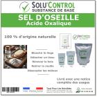 Sel d’Oseille, Acide Oxalique 100% Naturel - Blanchir, Détacher, Rénover et Désoxyder