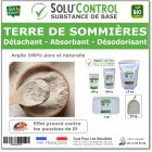 Terre de Sommières, détachant naturel- absorbant - désodorisant, SOLU