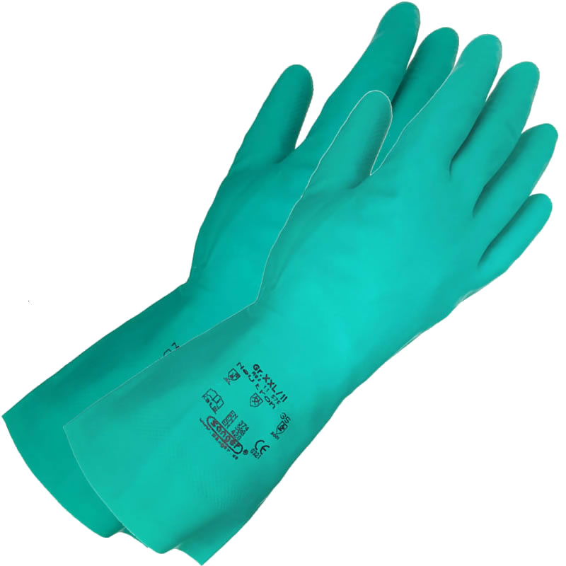 Paire de gants Nitrile spécial produits insecticides,chimiques et solvants
