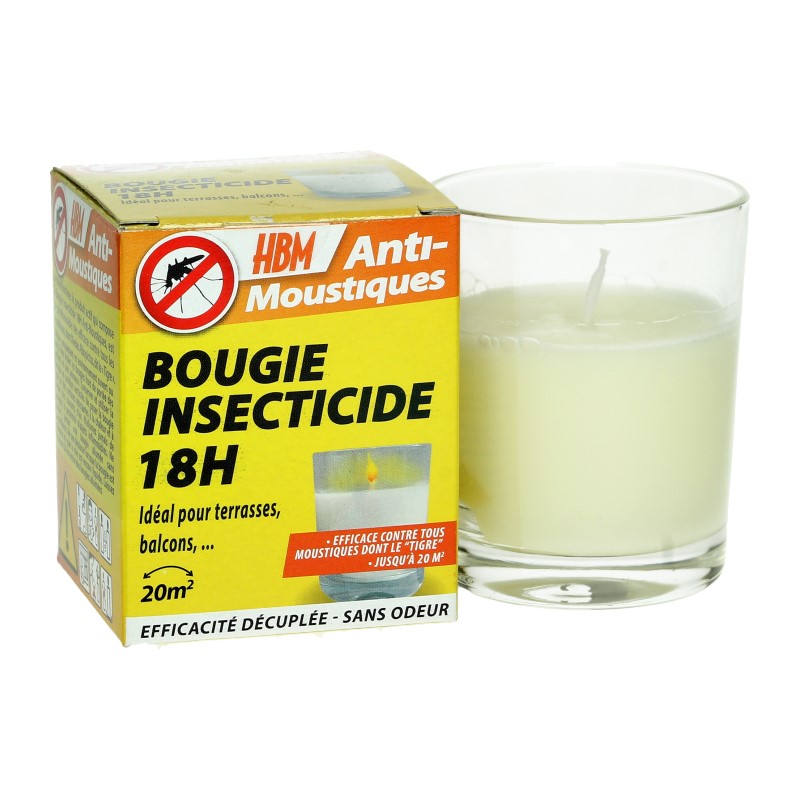 Bougie insecticide anti-moustiques