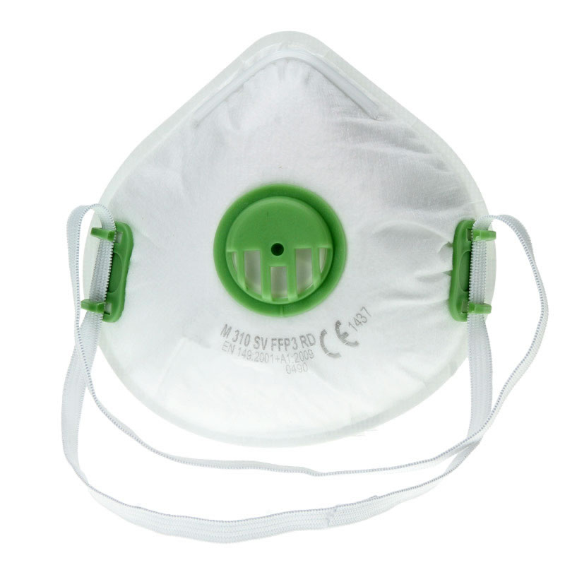 Demi-masque de protection avec valve FFP3 anti-poussières/aérosols toxiques  - Tout Pour Les Nuisibles