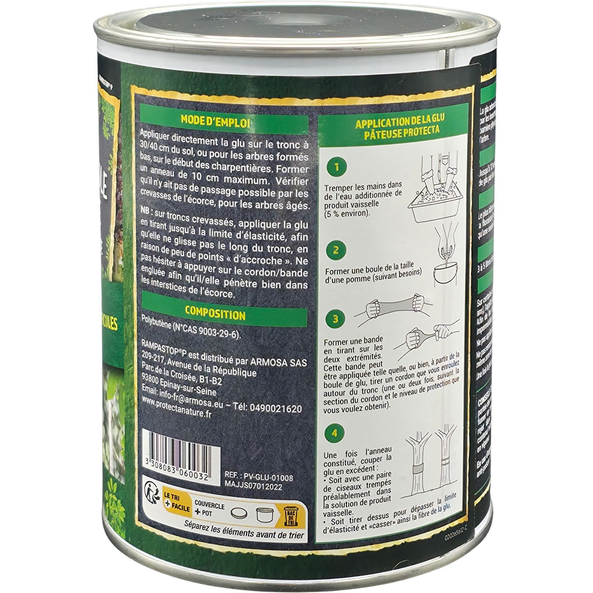 Glu arboricole pâteuse