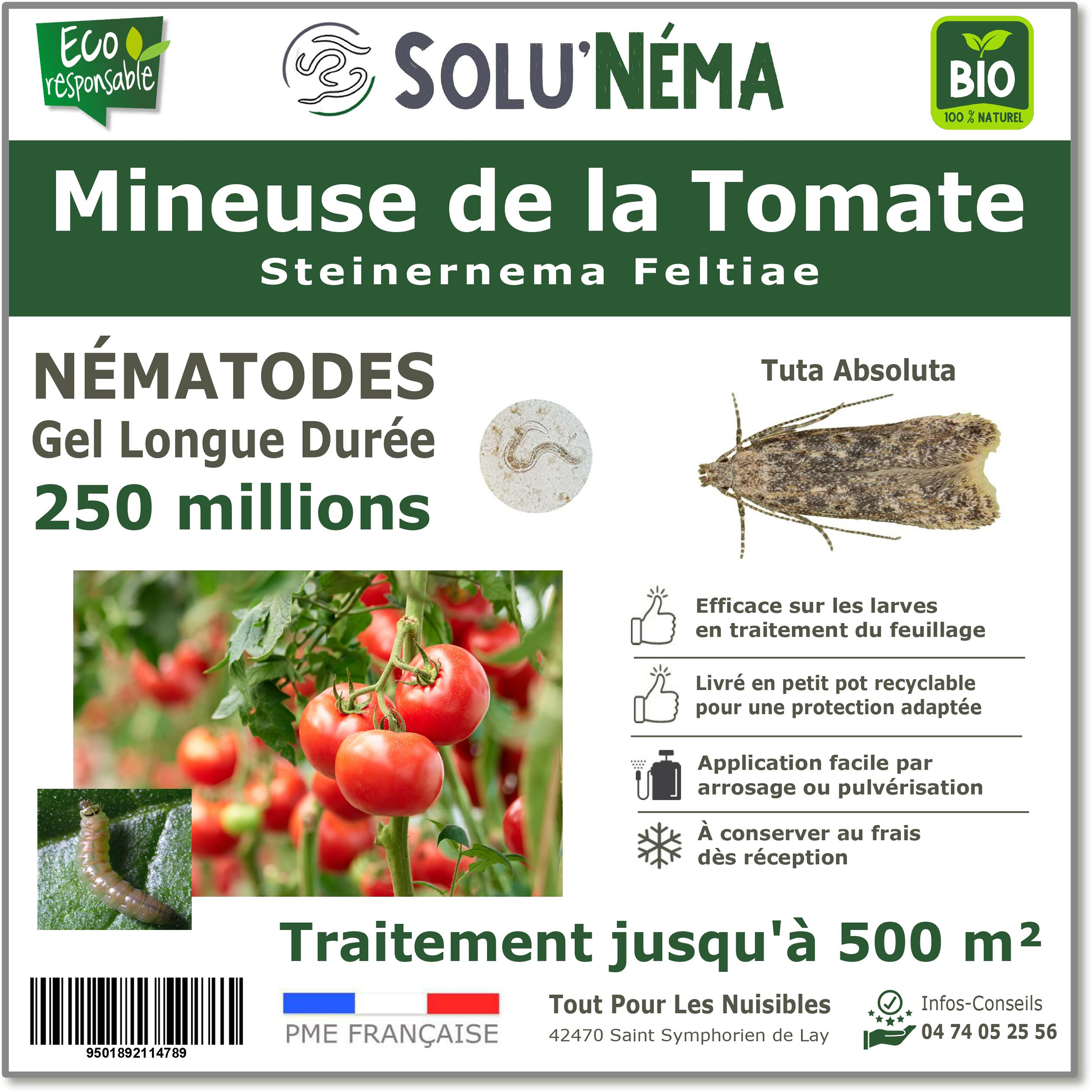 SOLUNEMA - Mineuse de la tomate - Nématodes (SF)
