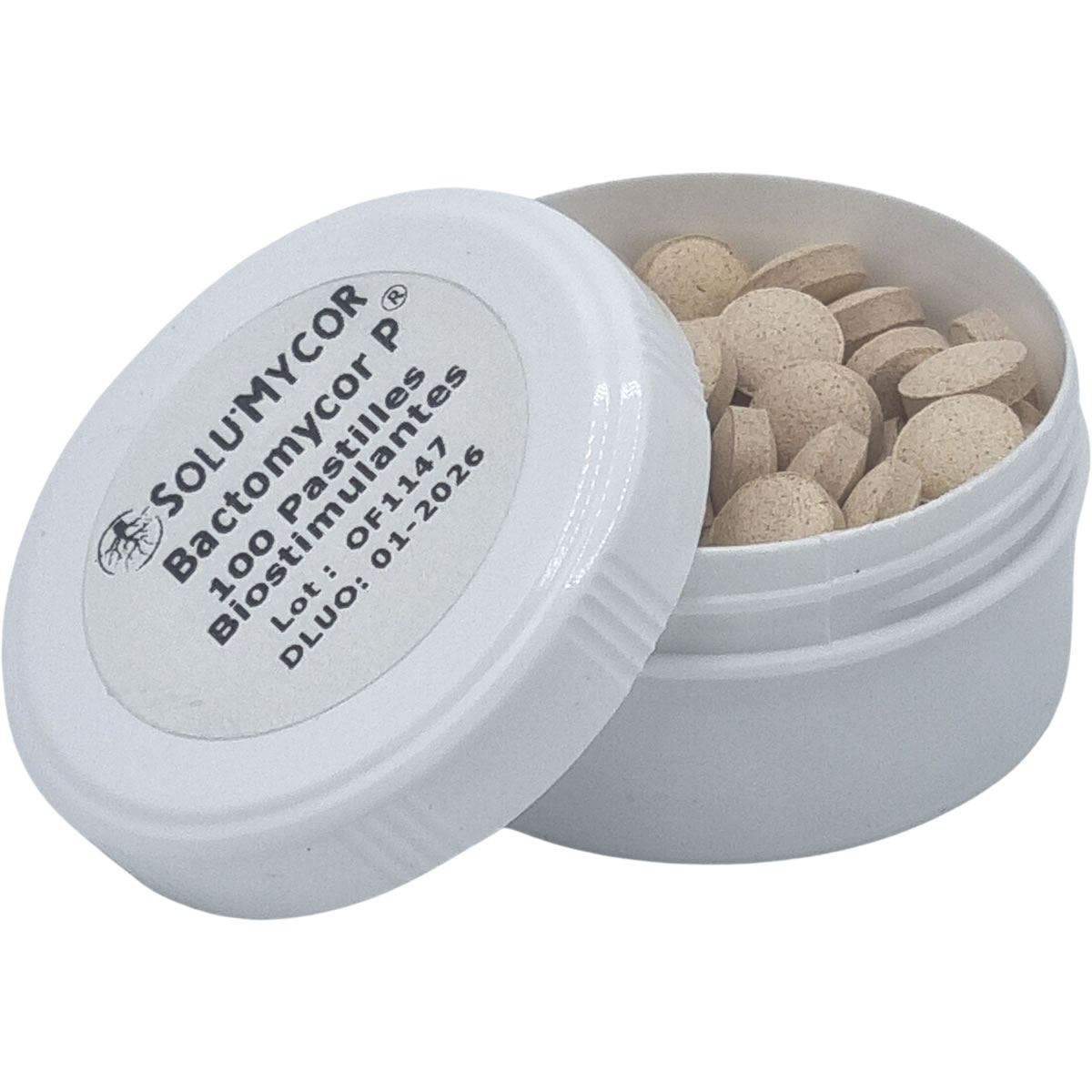 Pastilles biostimulantes MYCORHIZES et bactéries pour semis et plantation spécial Fleurs et graminées, SOLU