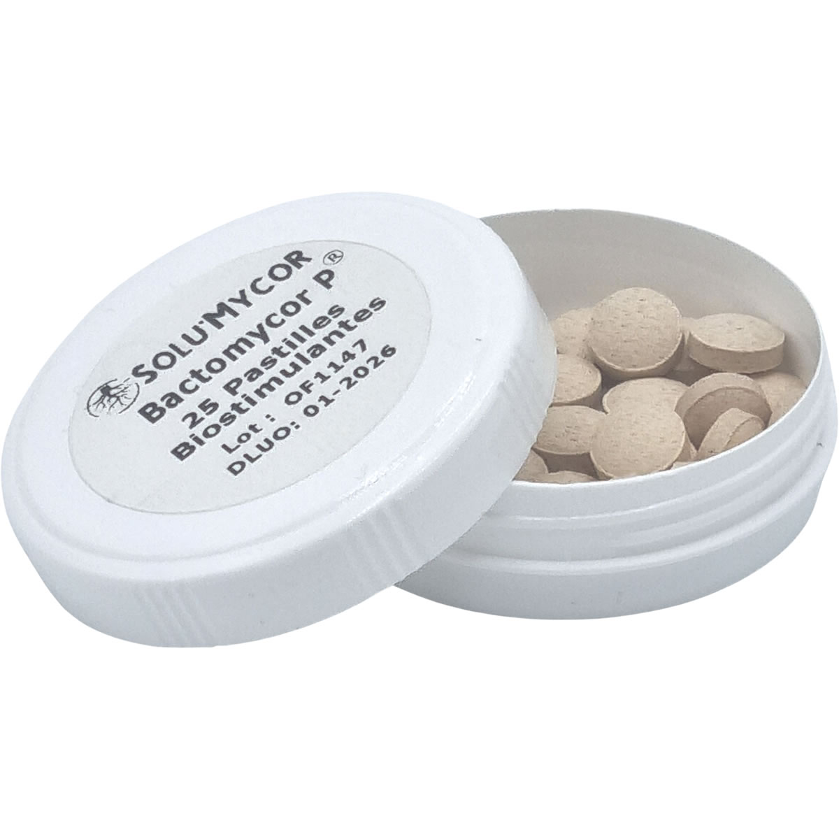 Pastilles biostimulantes MYCORHIZES et bactéries pour semis et plantation spécial Rosiers, SOLU