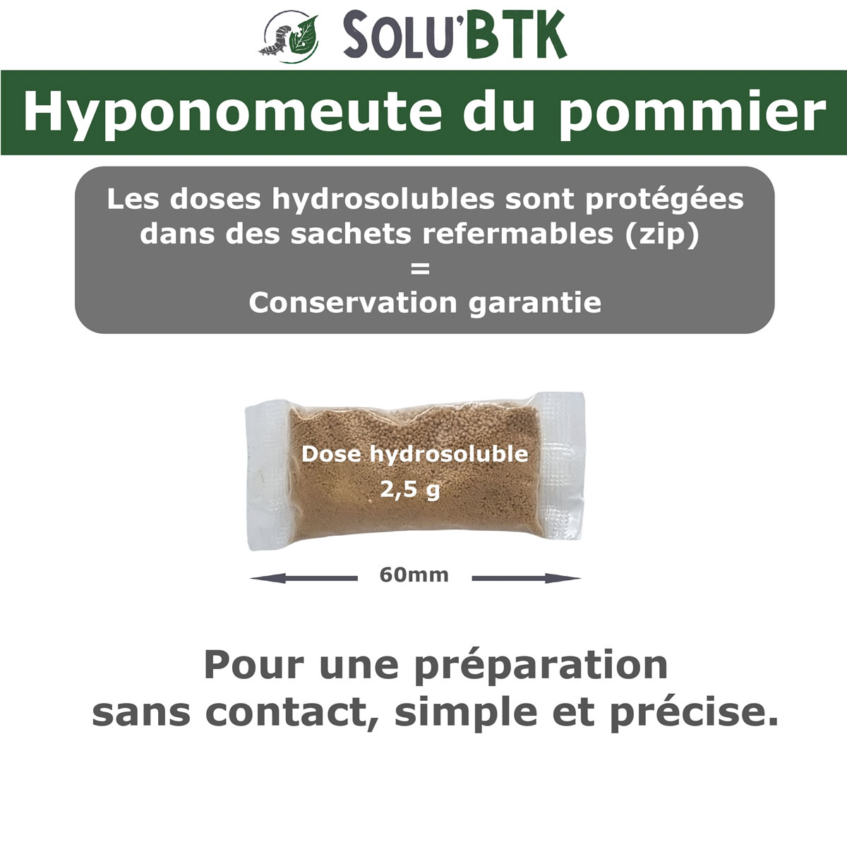 Insecticide BTK de biocontrôle contre l