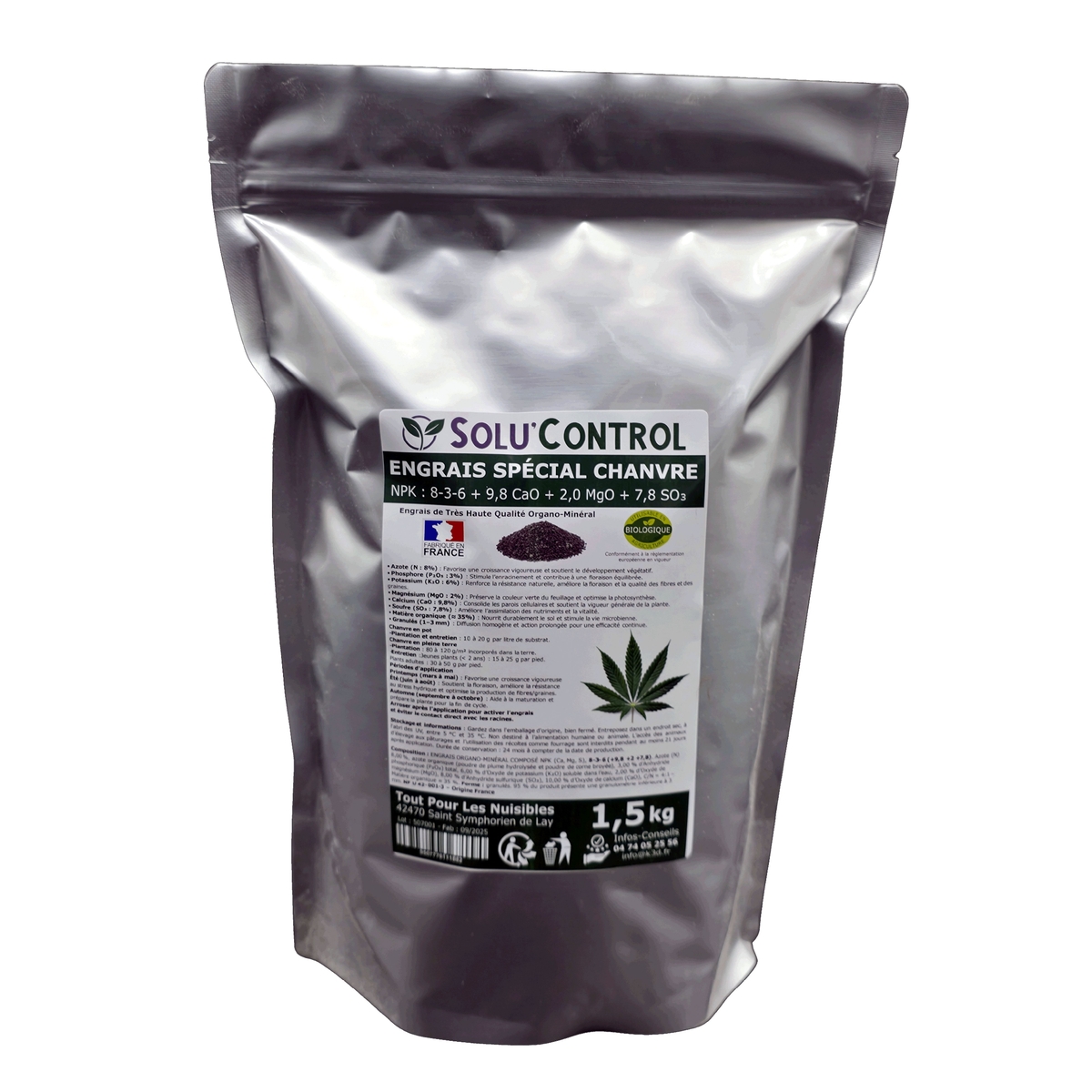 Engrais Spécial Chanvre, SoluControl
