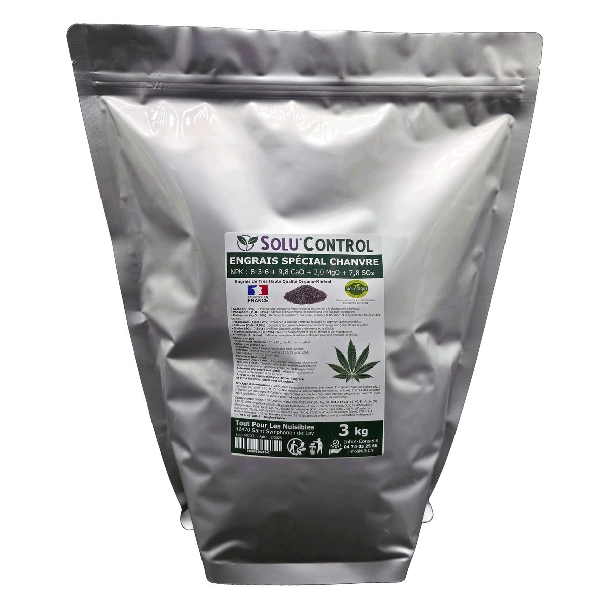 Engrais Spécial Chanvre, SoluControl