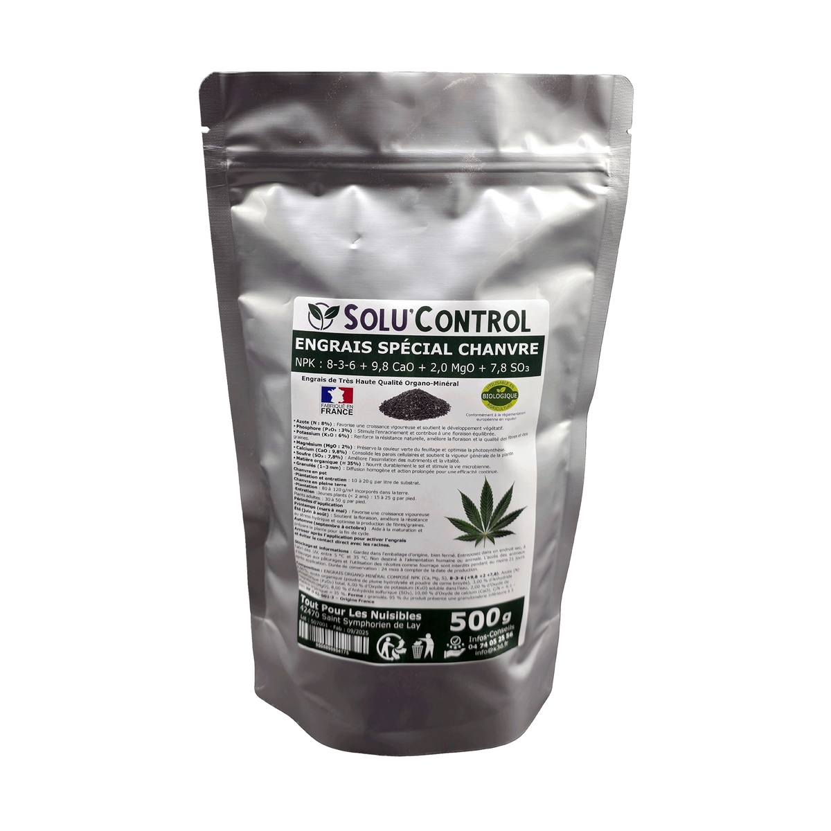 Engrais Spécial Chanvre, SoluControl