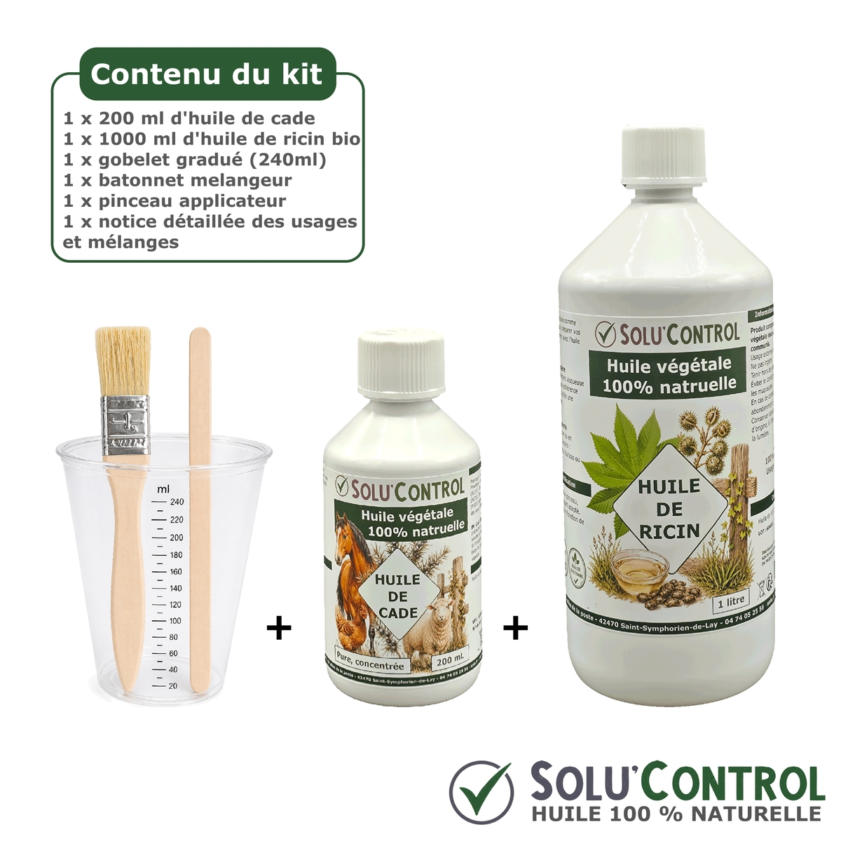 Huile de Cade Pure et Concentrée – Multi-Usages Traditionnels – Animaux, Bois et Jardin Solu
