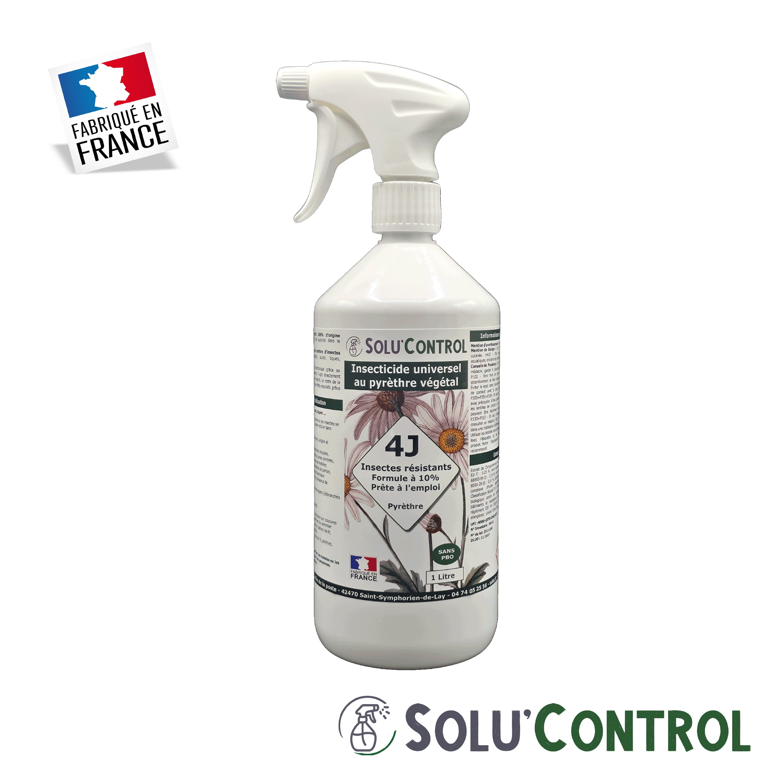 Insecticide Végétal 4J Prêt à l