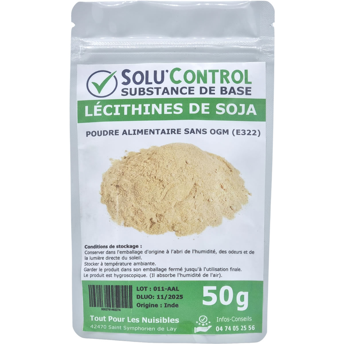 Lécithine de Soja sans OGM, SOLU
