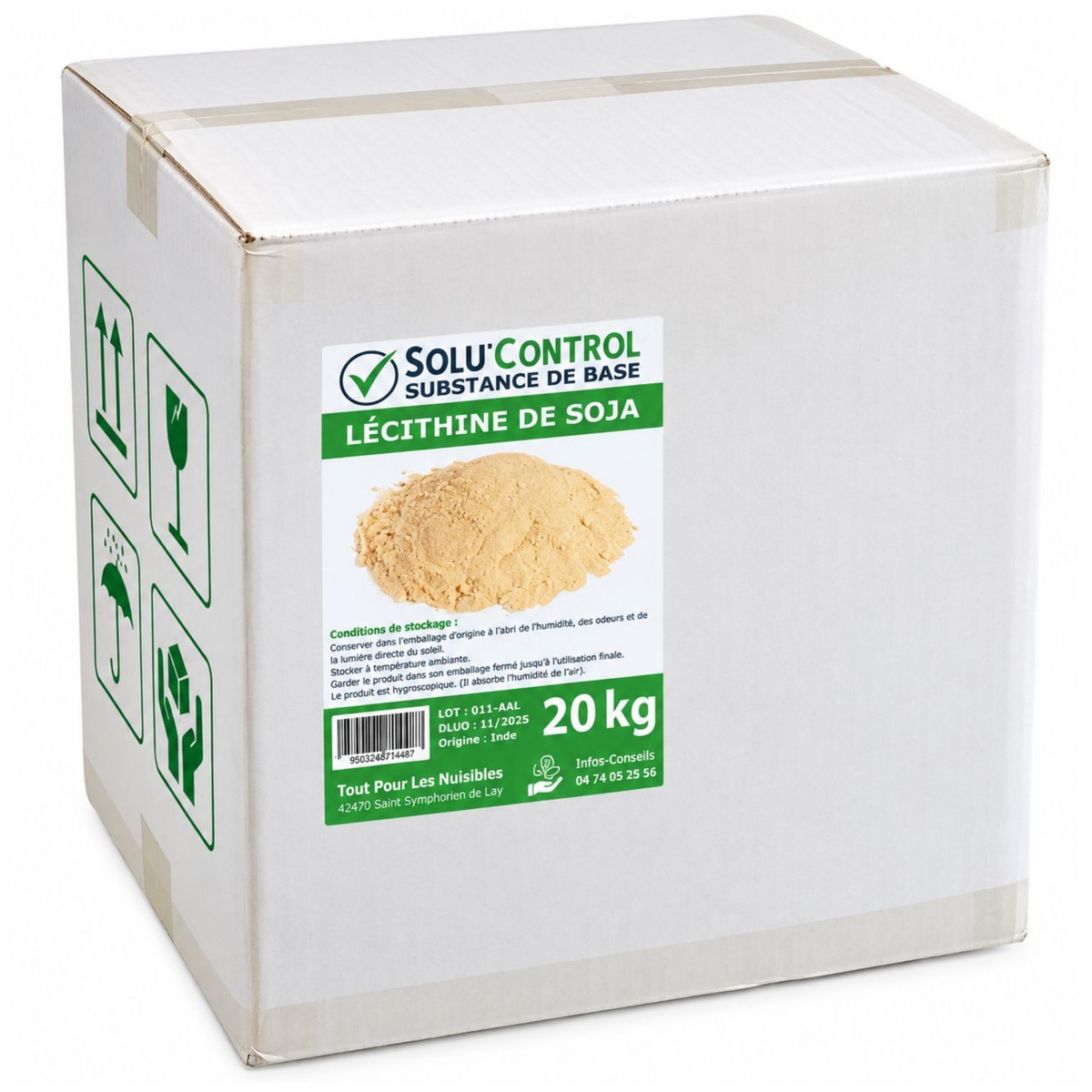 Lécithine de Soja sans OGM, SOLU