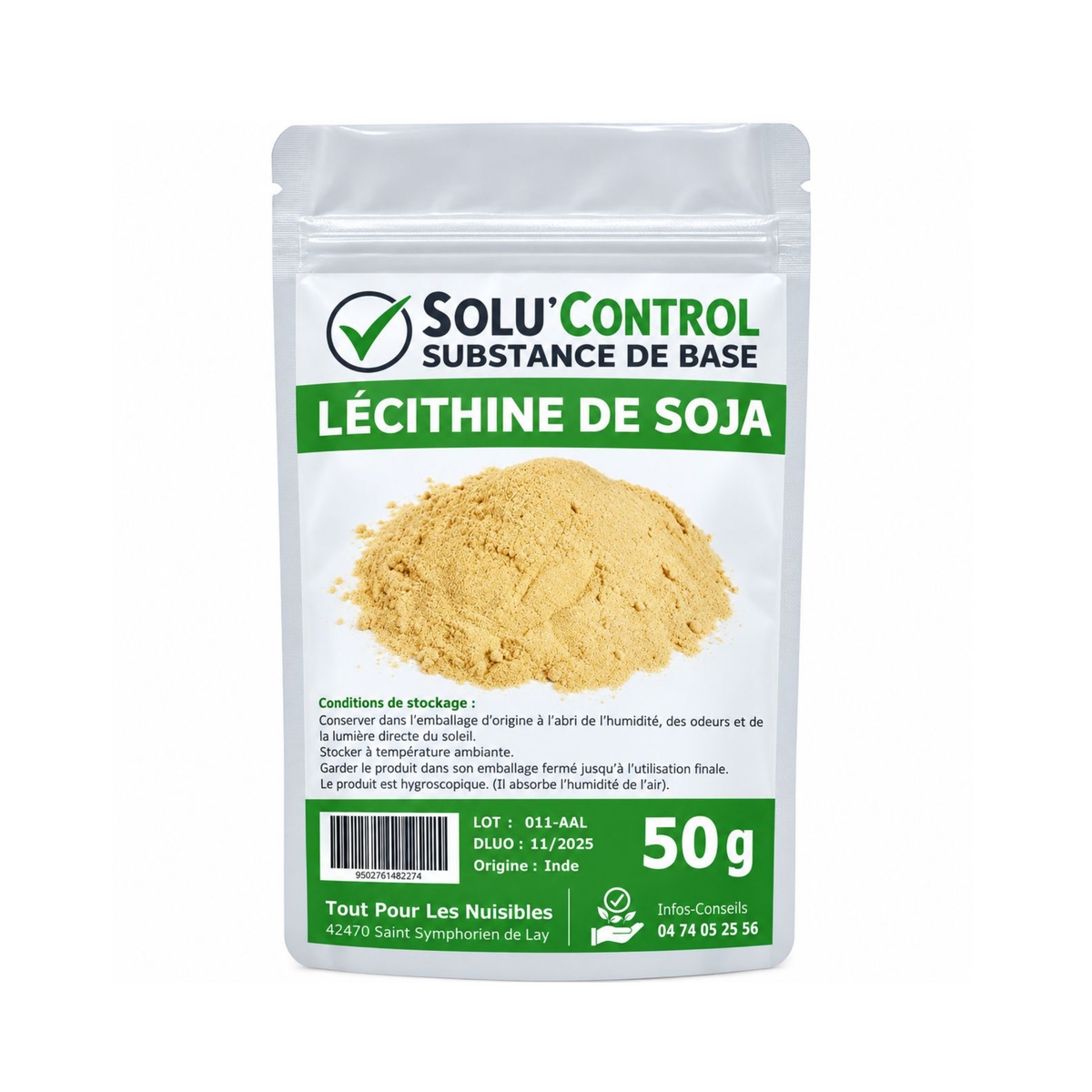 Lécithine de Soja sans OGM, SOLU