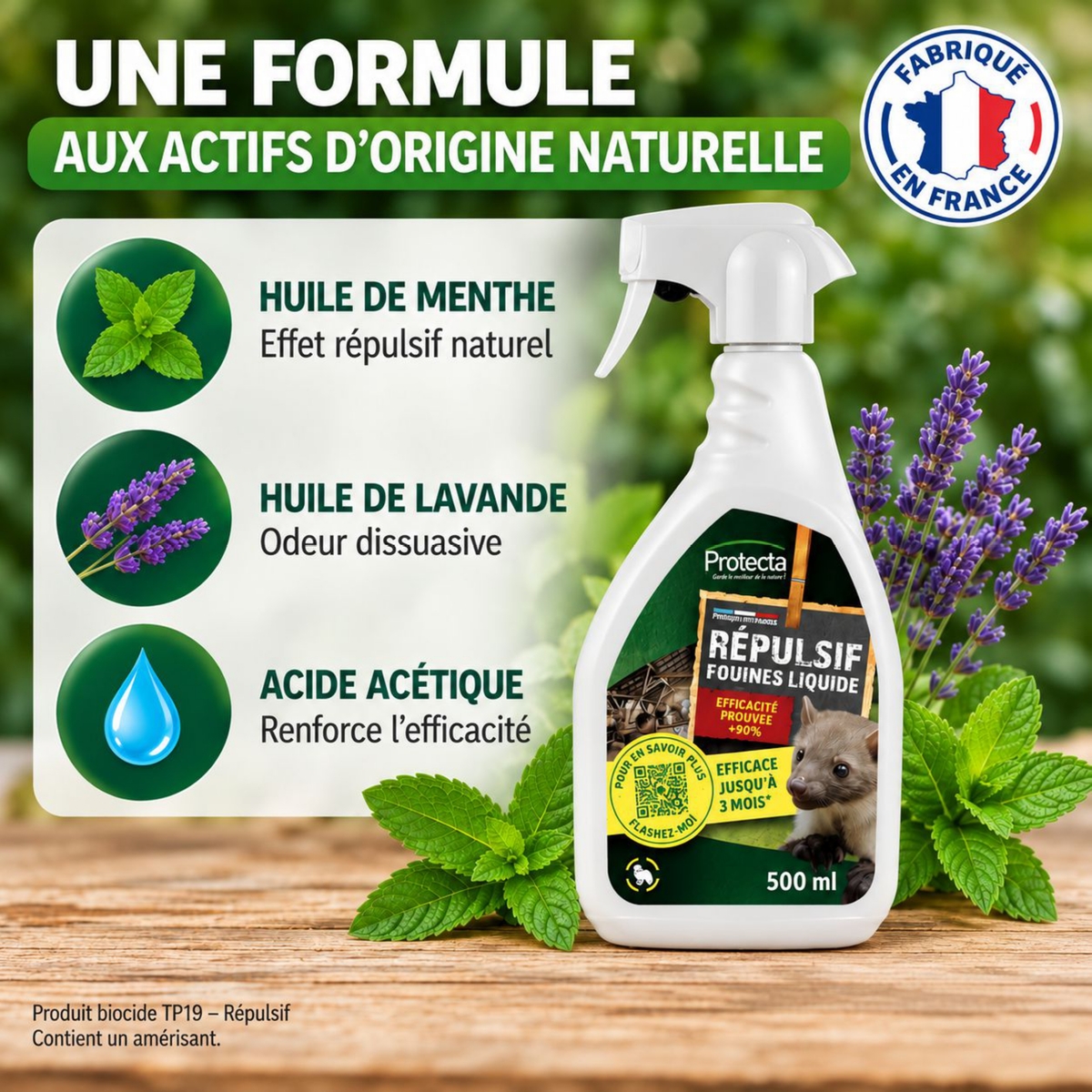 Répulsif fouines et martres
