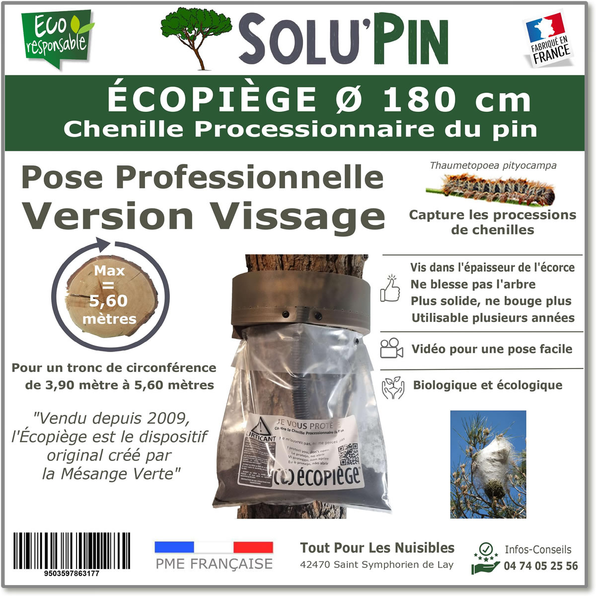 Écopiège SOLUPIN Version Vissage
